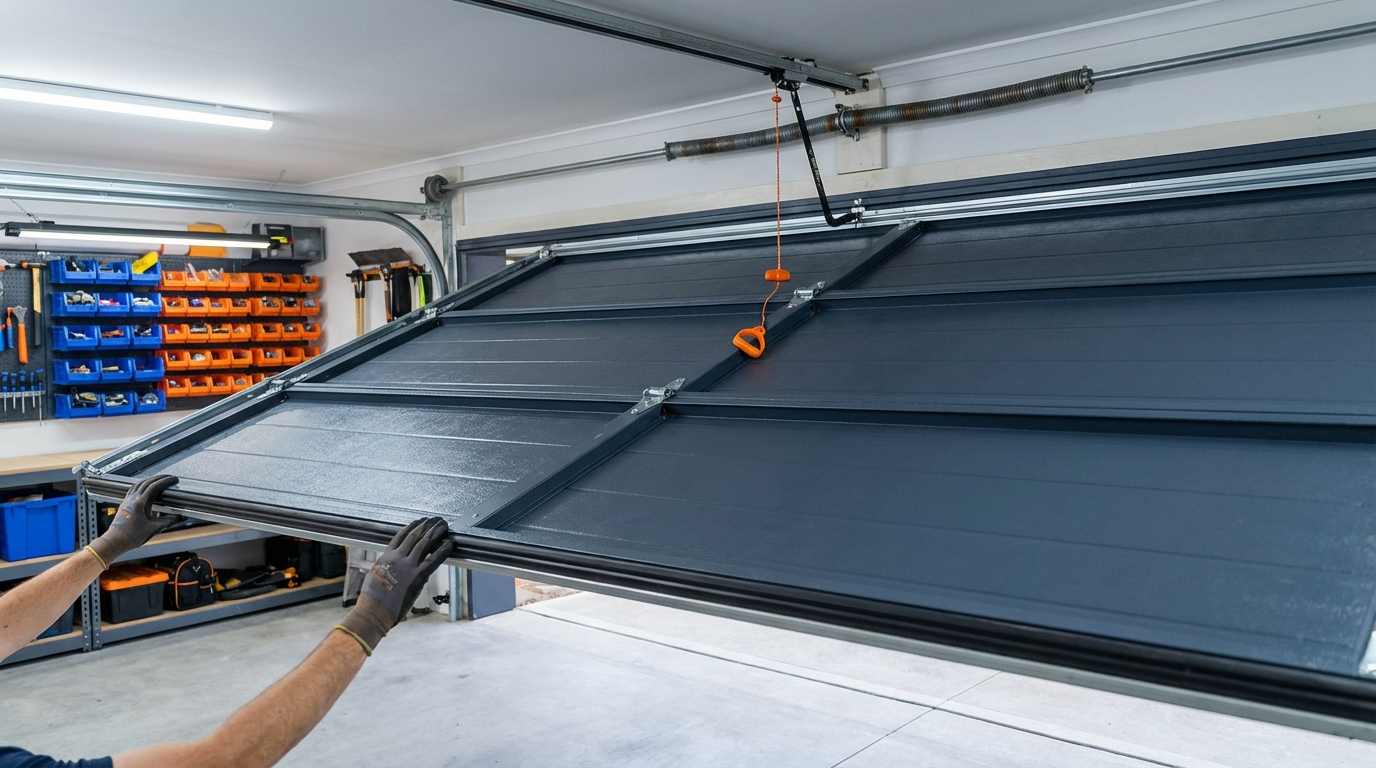 Testing garage door balance for proper operation
