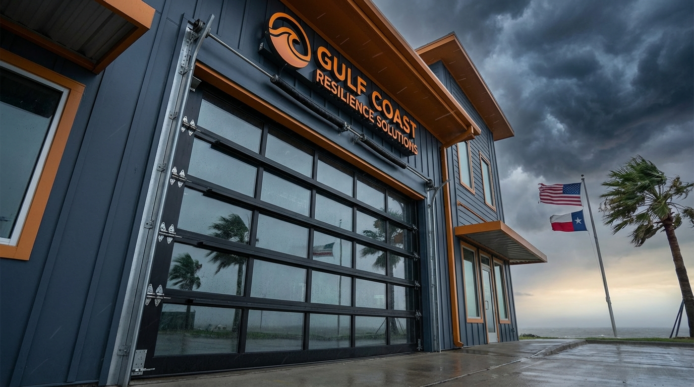 Wind load rating requirements for garage doors in Texas coastal and inland regions